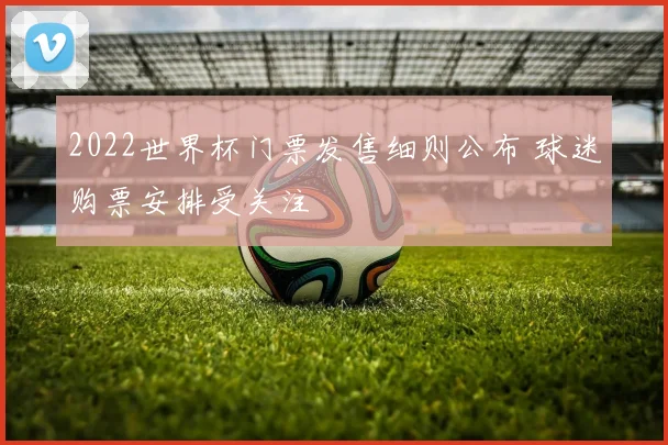 2022世界杯门票发售细则公布 球迷购票安排受关注